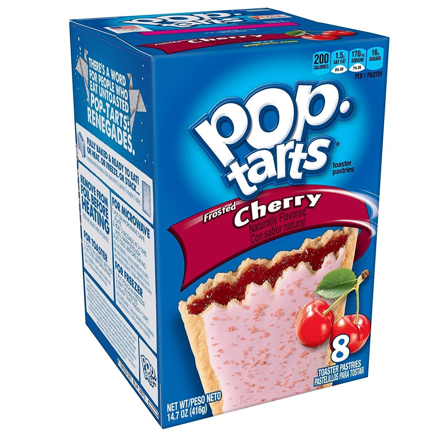 Pop Tarts Pop Tarts Frosted Cherry Pack of 2 Pouch, 2 x 416 g