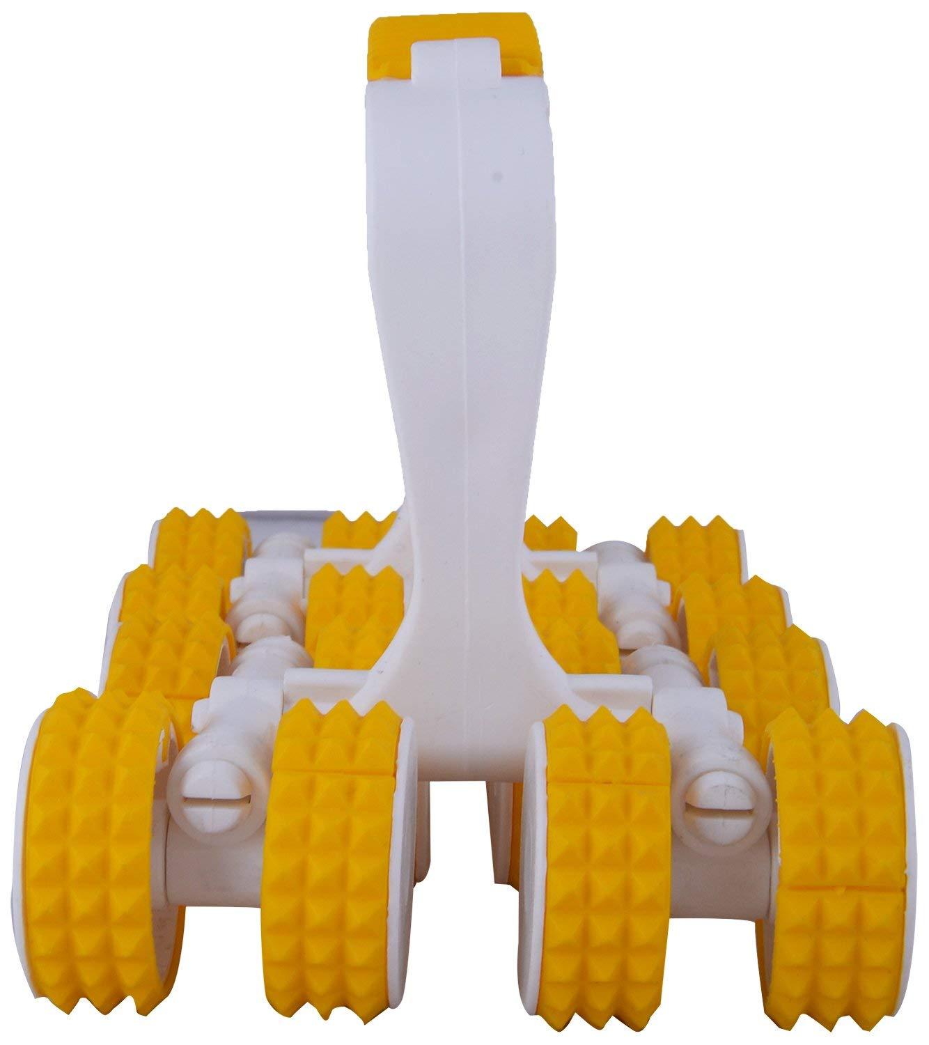 NavaFresh Basics Megnetic Therapy Power Body Roll for Total Body Massage Wooden Face Massager