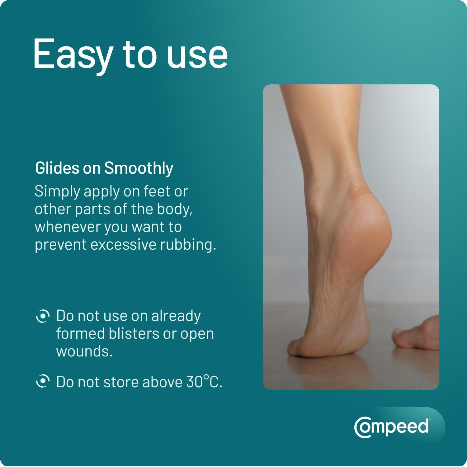 Compeed Compeed Anti Blister Balm Stick For Protection By Reducing Rubbing While Walking, Trekking N Running, Foot Protector, 8 Ml Blister Stick