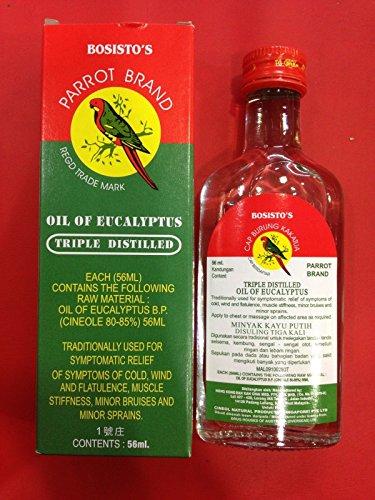 Parrot Brand Parrot Brand Oil of Eucalyptus Triple Distilled 56ml for External Use Only