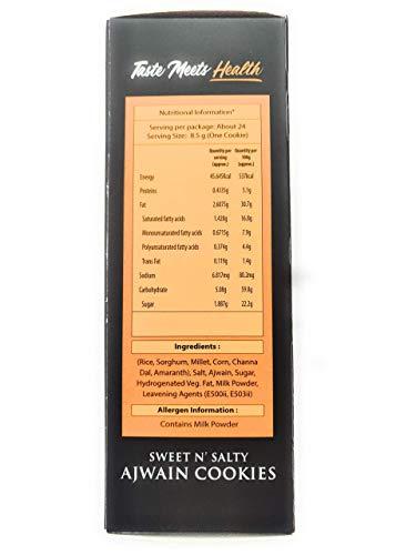 Fidalgo Fidalgo's Gluten Free Multigrain Sweet n' Salty Ajwain Cookies 200g