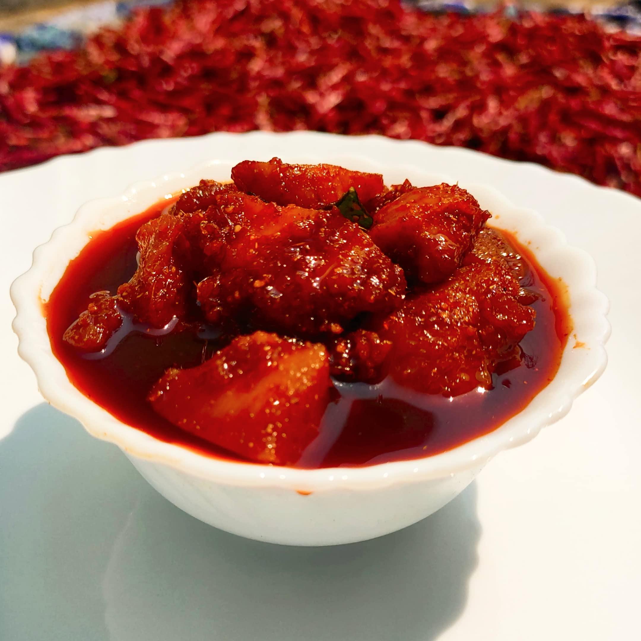 jeerapeppers JEERAPEPPERS Boneless Chicken pickle-850gms/ Home Made Non-Veg Pickles/ Andhra Spicy Non-Veg Pickles