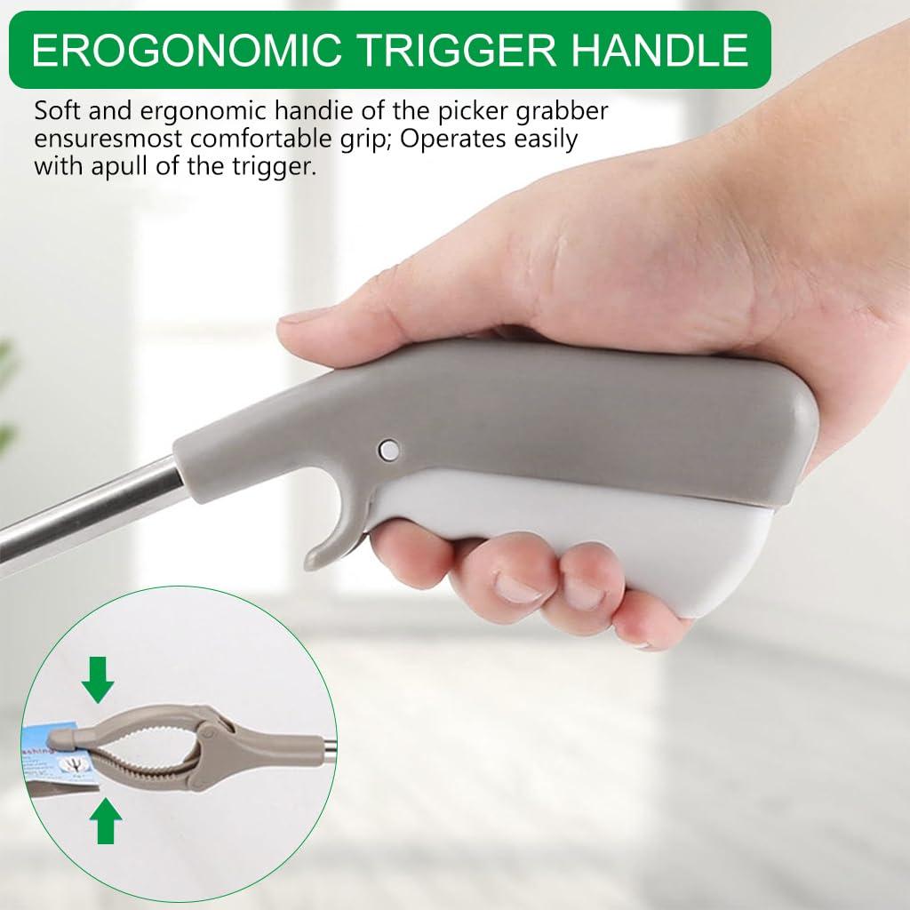 HASTHIP HASTHIP 33\'\' Waste Grabber Reacher Tool With Easy to Squeeze and Grip Handle for Litter Pick Trash Pick Up, Grabber Claw Pick Up Reacher Tool Assistaive Device for Elderly