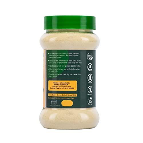 Pankti Pankti Soya Milk Powder | High in Protein | Vegan | Non-GMO,250 Gram (Pack of 1)