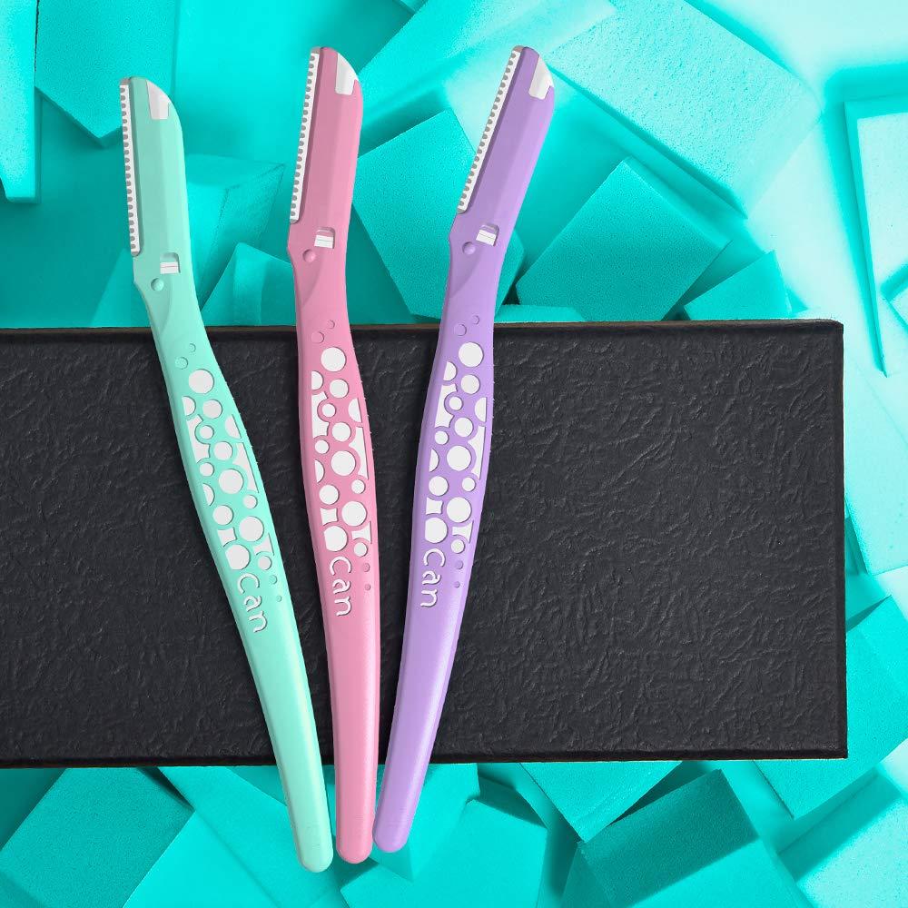 Kai Kai Veitnam Can-Bubble Face Razor for Women/Face Trimmer For Women/Multi Color (Pack of 3)