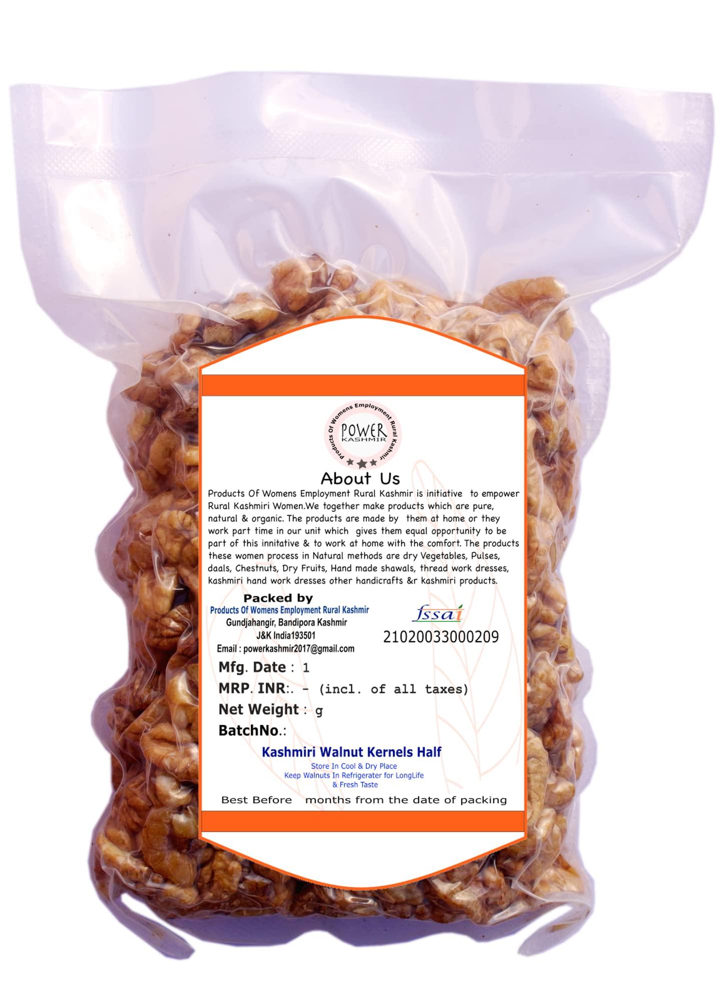 Power Kashmir Power Kashmir White Walnut Halves Half Without Shell Walnut Kernels Kashmiri 1kg