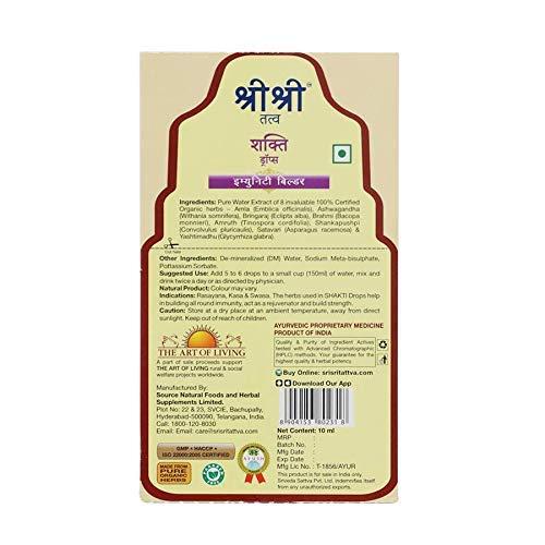 Sri Sri Ayurveda Tattva Sri Sri Tattva Shakti Drops - Immunity Builder, 10ml (Pack of 1)