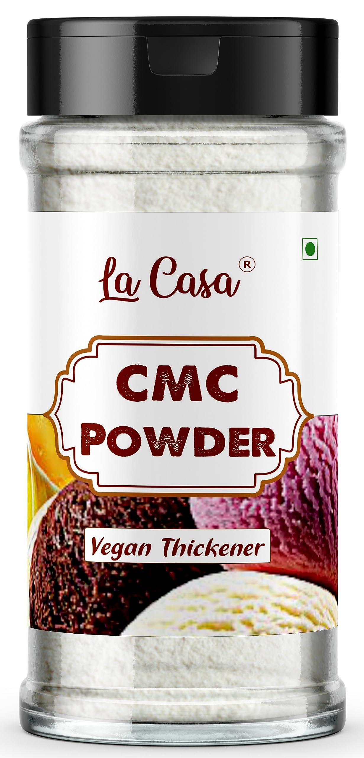 La Casa La Casa CMC Powder | Food Grade Carboxymethyl Cellulose | For Soft, Smooth and Creamy Cake Premixes and Ice Creams | 75g |