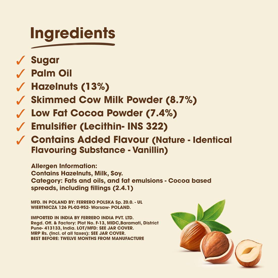 Nutella Nutella Hazelnut Spread 400gm, Chocolate