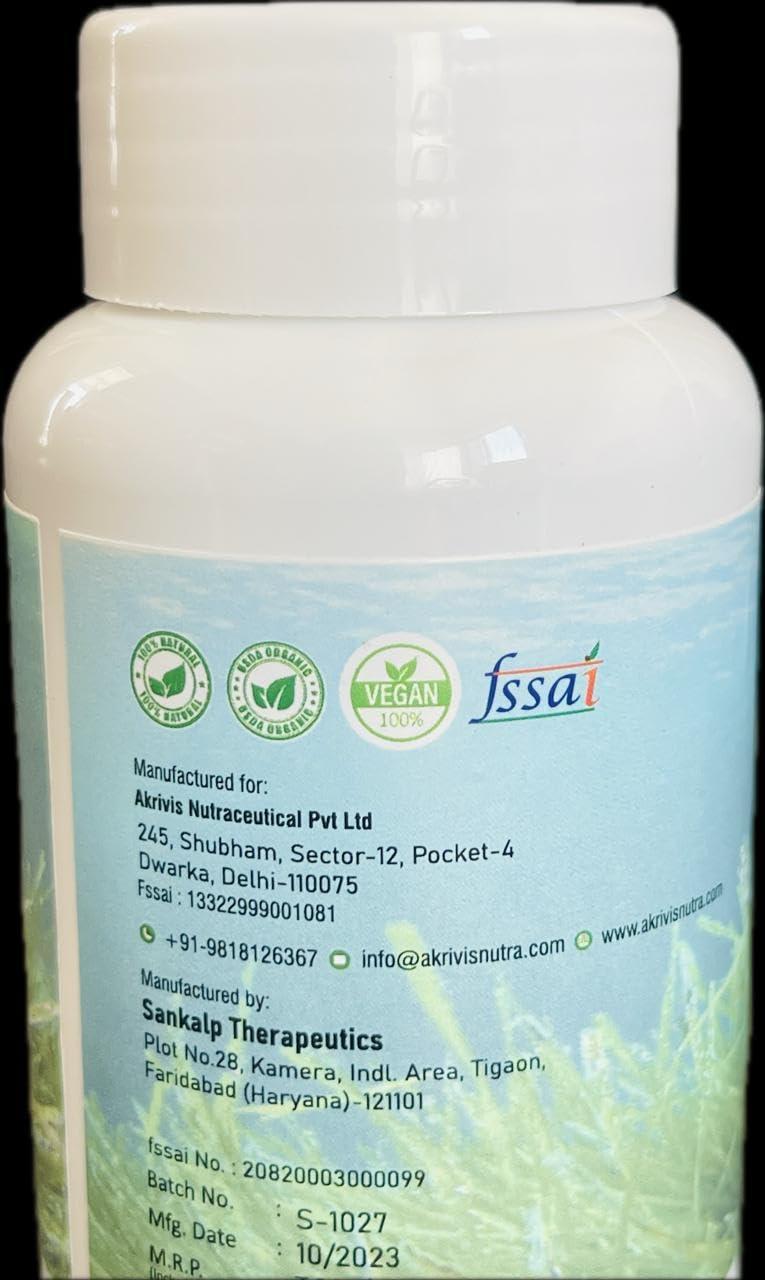 Generic Natural Spirulina Dietary Supplement-60 Capsule