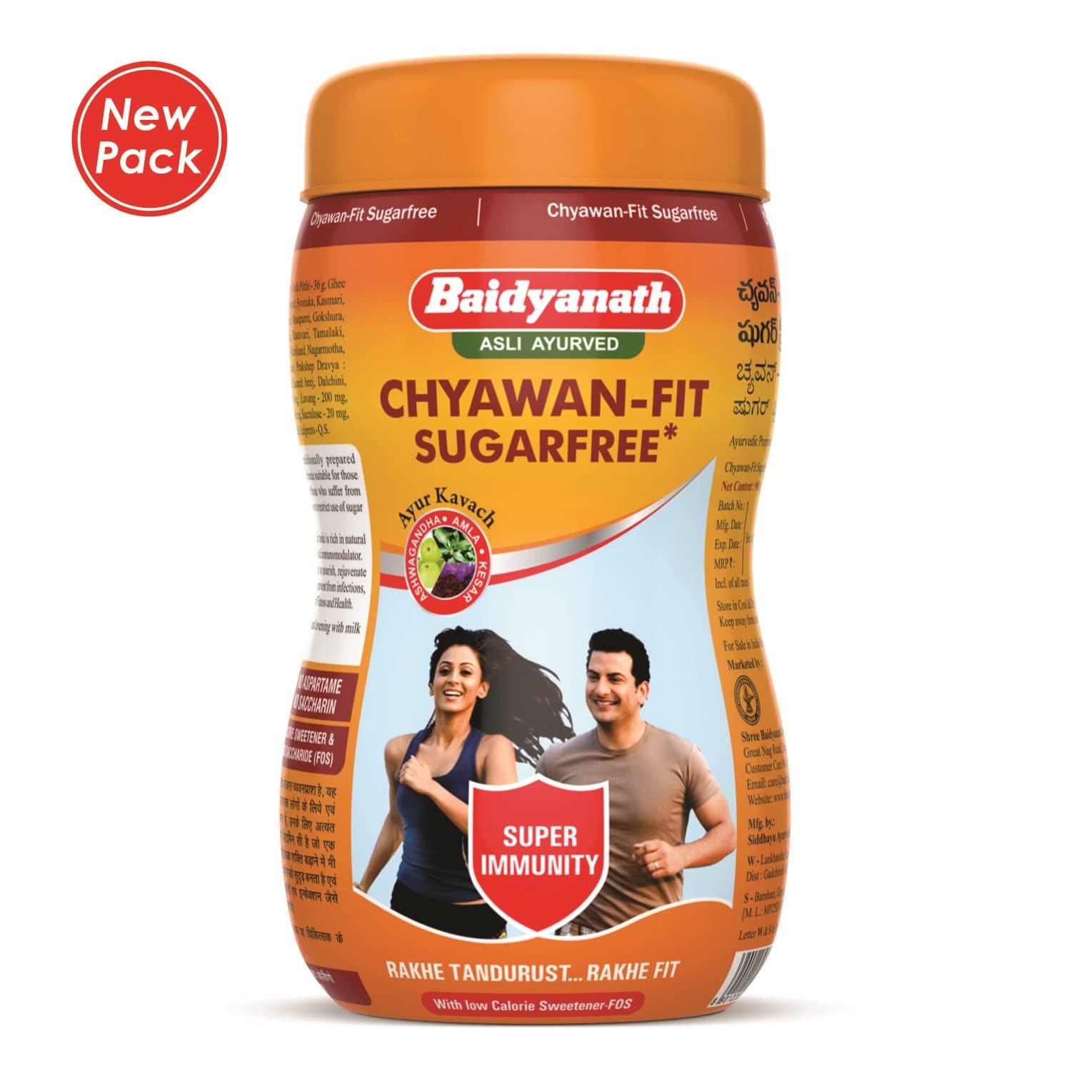 Baidyanath Baidyanath Asli Ayurved Chawan-Fit Sugar Free Chyawanprash, Immunity Booster - 1.5 Kg (Combo Pack)