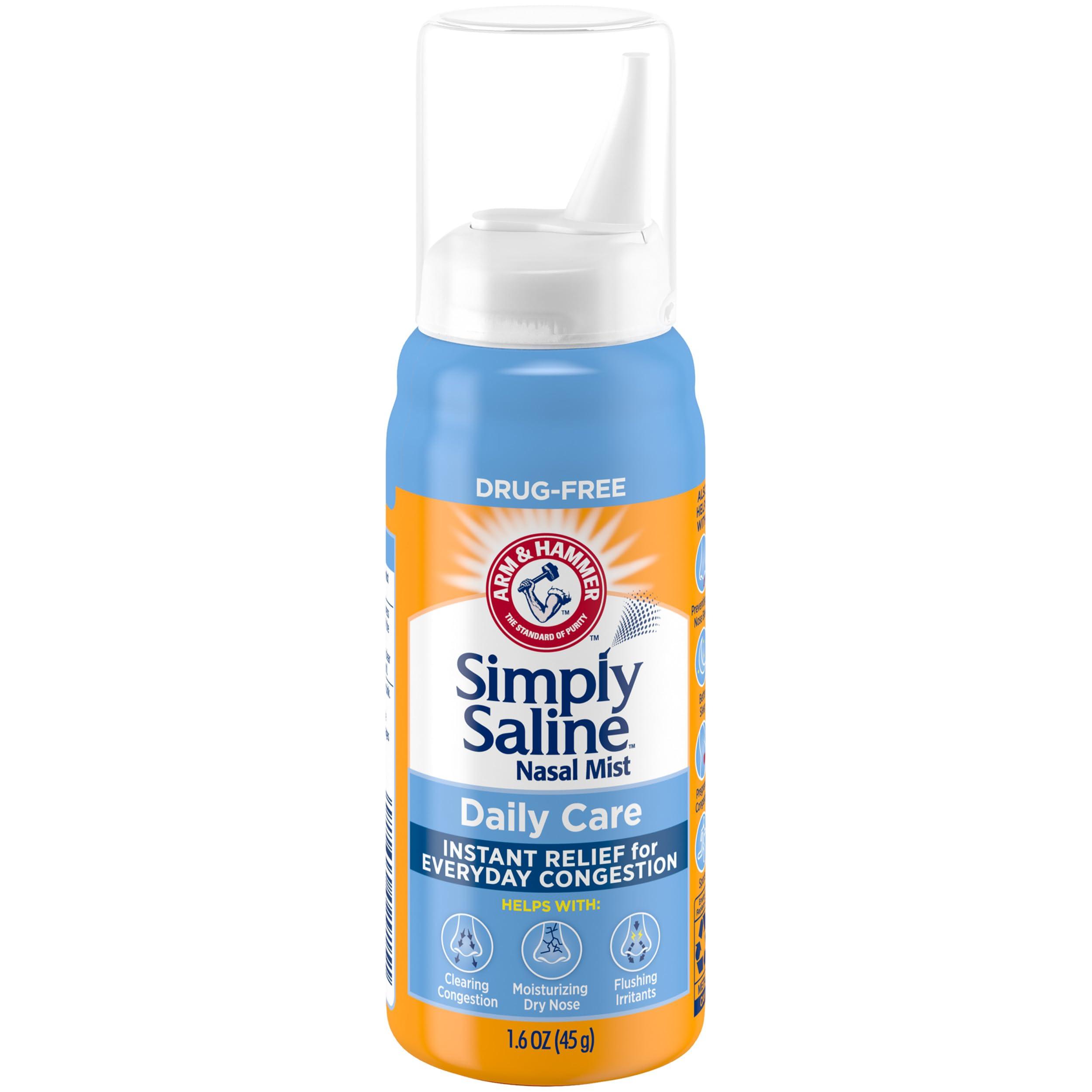 Arm & Hammer Simply Saline Sterile Saline Nasal Mist 1.5 Ounce