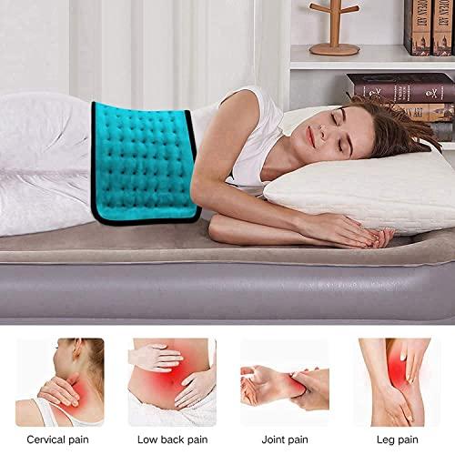 Shakuntla Kite Electric Heating Pad - Orthopaedic Lower Back Heating Belt Heat Therapy Waist Wrap with 3 Temperature Settings for Pain Relief of Abdominal Stomach Lumbar Muscle Strain etc (Brown)