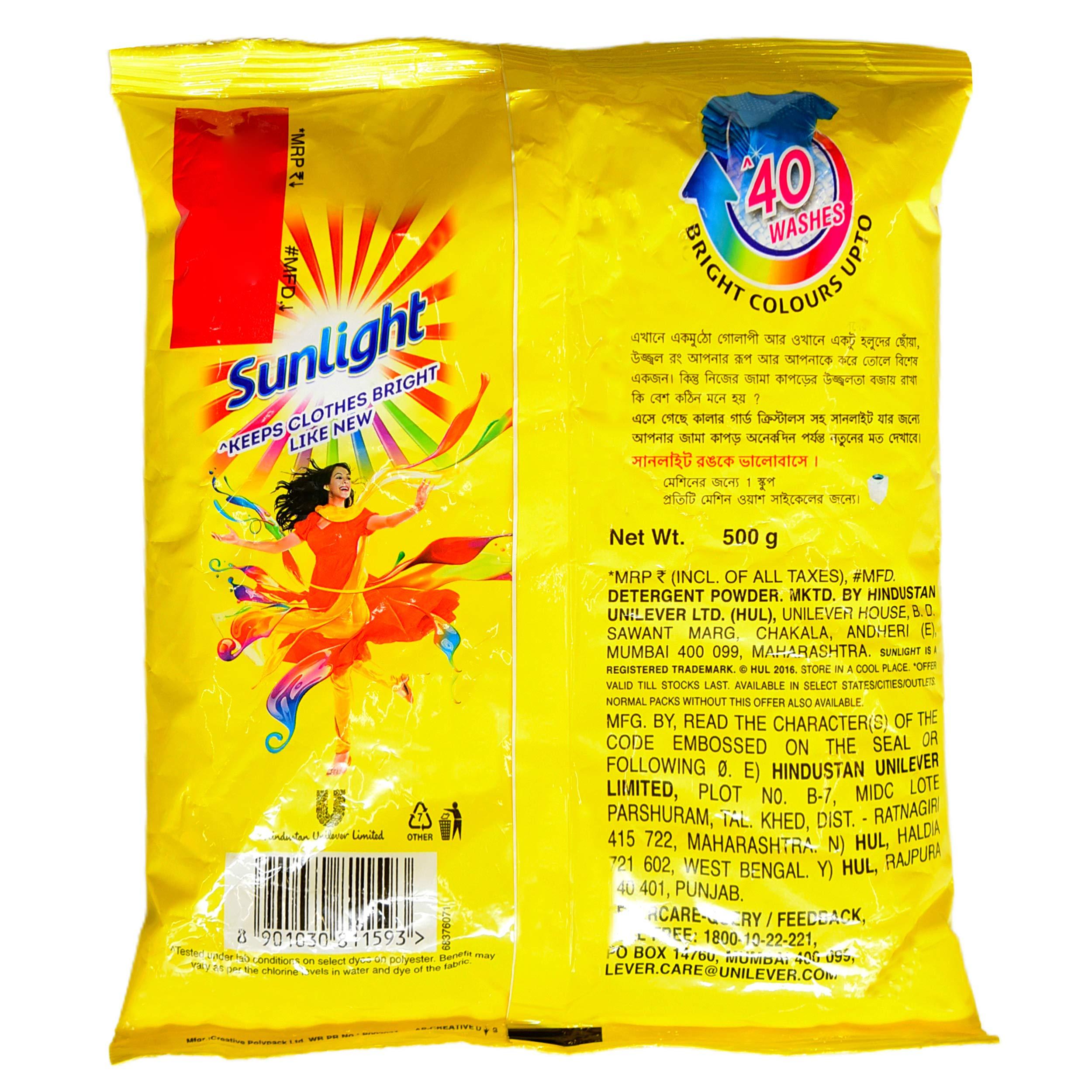 Sunlight Sunlight Detergent Powder- 500g