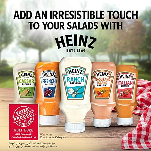 HEINZ Heinz Ranch Salad Dressing Top Down Squeezy Bottle Mayonnaise, 400g