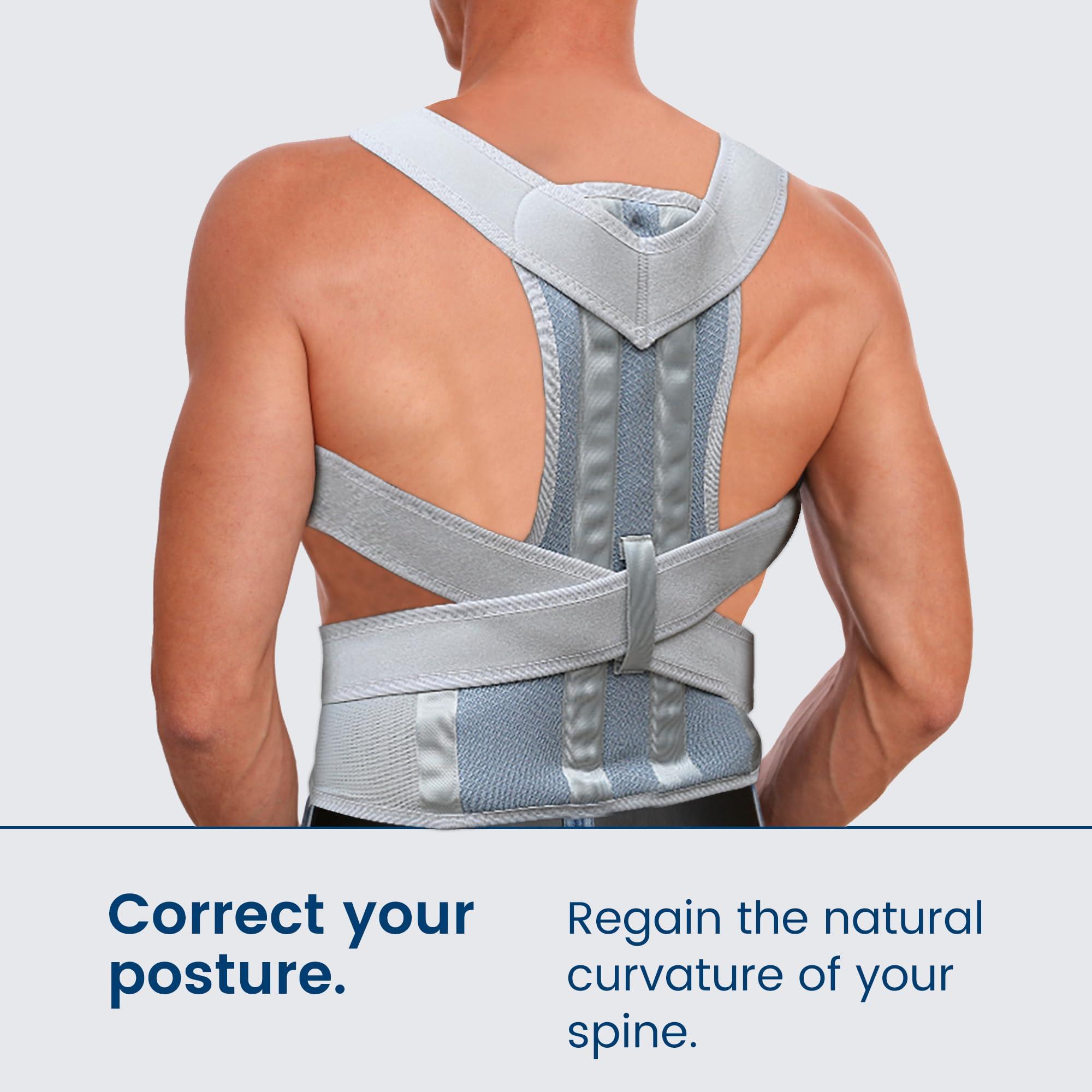 SLOVIC SLOVIC Posture Corrector For Men Back Support Belt For Back Pain Spine Posture Corrector For Women Back Straight Belt Back Posture Corrector Men Posture Belt Back Posture Corrector Women - X - LARGE