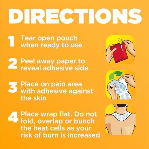 ThermaCare ThermaCare Heat Wraps, Neck & Shoulder Heating Pads & Pain Relief Patches, 5 Count