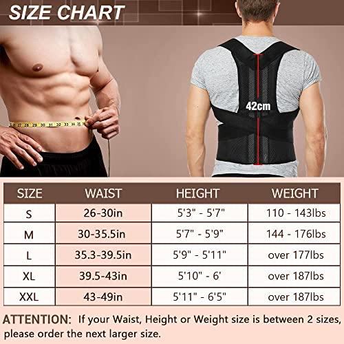 ELEBAE ELEBAE Unisex - Lumbar Support Plus Size Back Support Medical Double New Fully Adjustable Back Brace for Posture Correction and Back Pain Support (X-LARGE)