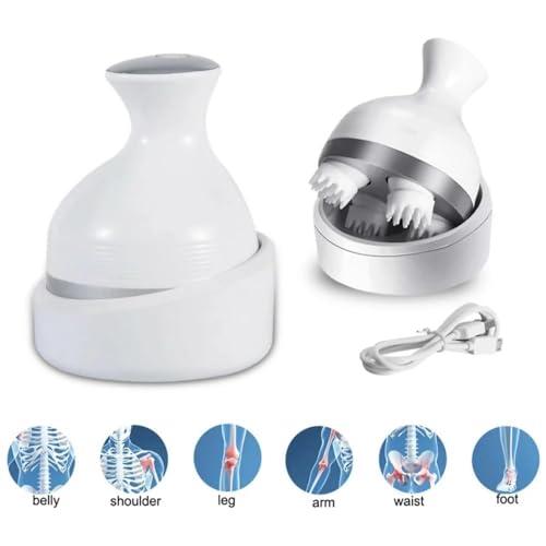 BIGXEN BIGXEN Electric Scalp Massager for Cat and Dog,Handheld Electric Pet Massager Massage Tool with 4 Massage Heads, 3 Speeds, Electric Pet Massager Head