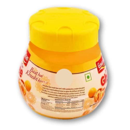 Generic Gowardhan Pure Cow Ghee 500ml Jar (Pack Of 2) Unique