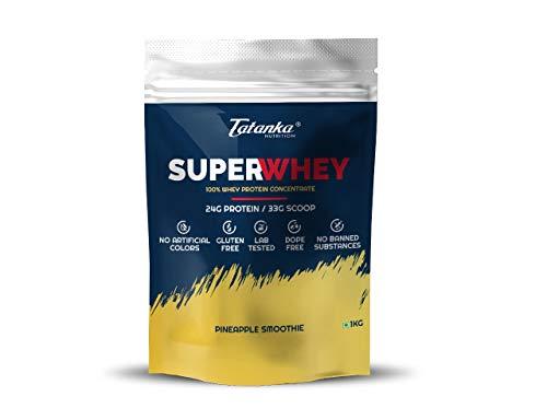 Tatanka Nutrition Tatanka Nutrition Super Whey Protein | 24G Protein | 30 SERVINGS | NATURAL COLOURS |ZERO PRESERVATIVES | 1KG (Real Strawberry)