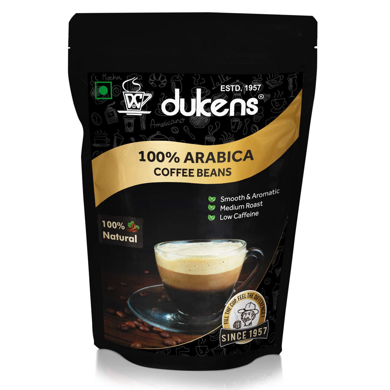 Dukens 100% Arabica Coffee Beans 200gm Pouch by Dukens DUKACB200