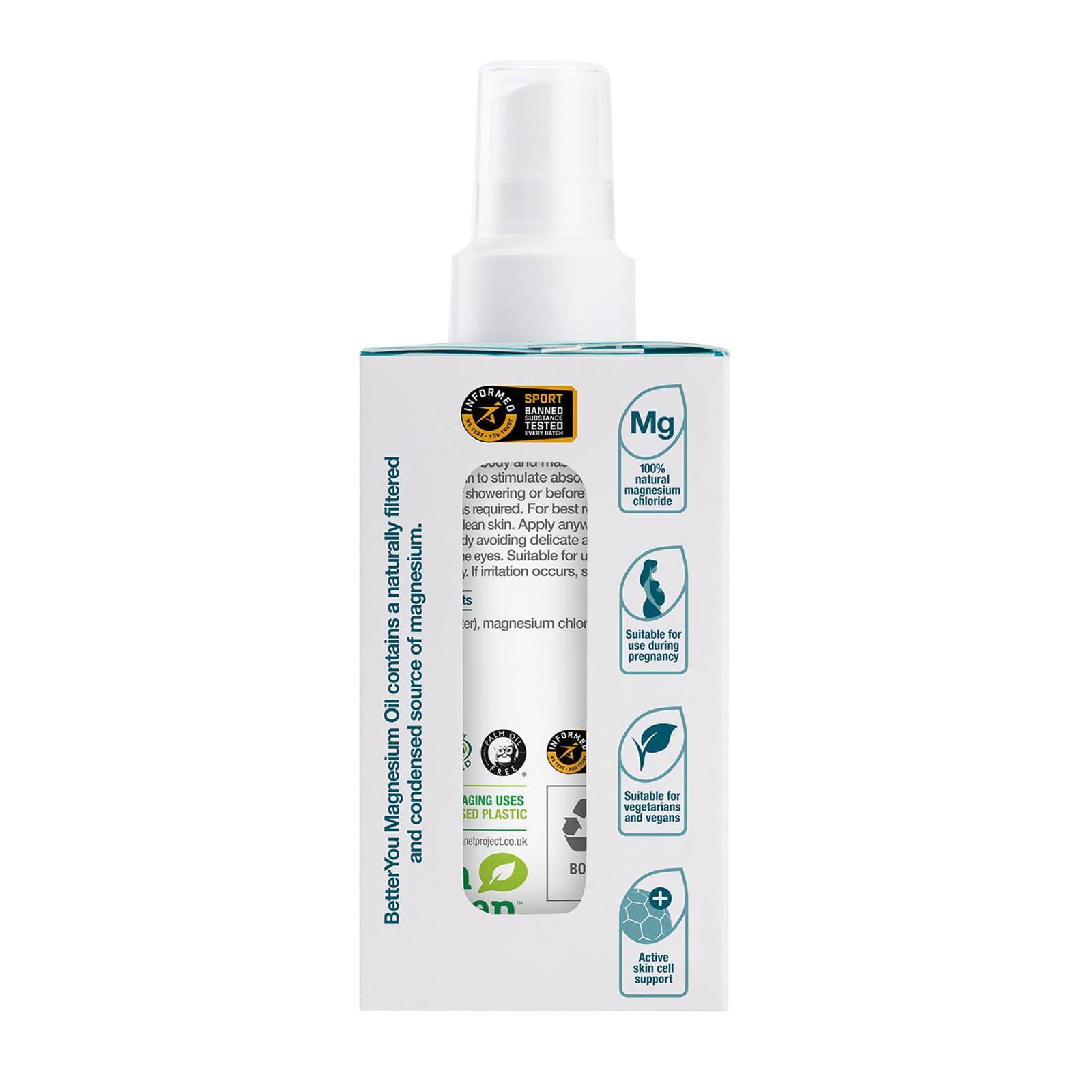 BetterYou BetterYou Better You Magnesium Oil Original Spray, 100 ml