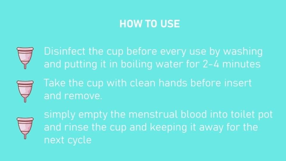 Generic REMINA MENSTRUAL CUP (MEDIUM)