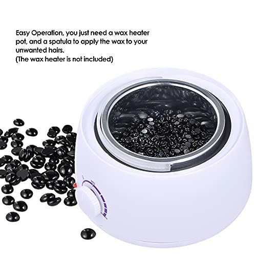 POOWE Hair Removal Wax Bean Body Hair Remover Hard Wax Beans No Strip Depilatory Hot Hard Wax Hair Removal Bean (Purple)-POOWE