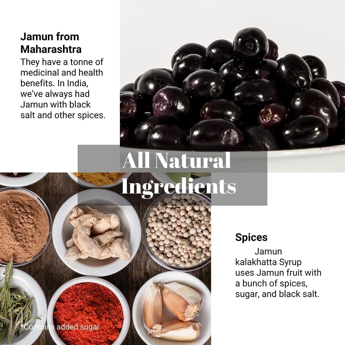 Generic KALA KHATTA Sharbat | Ready to Mix for Chuski / Ice Gola feeling | Real TANGY Refreshing flavor for better digestion -1 Bottle