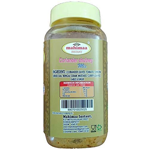 Mahimaa Instant Mahimaa Instant Tasty Coriander Chutney Mix (Size-200g)-Pack of 1