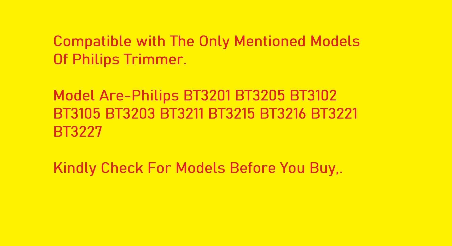 FavHome FavHome Beard Trimmer Comb Attachment For Philips Trimmer Models Bt3201 Bt3205 Bt3102 Bt3105 Bt3203 Bt3211 Bt3215 Bt3216 Bt3221 Bt3227 Bt3102 Bt3241 Bt3231, Black