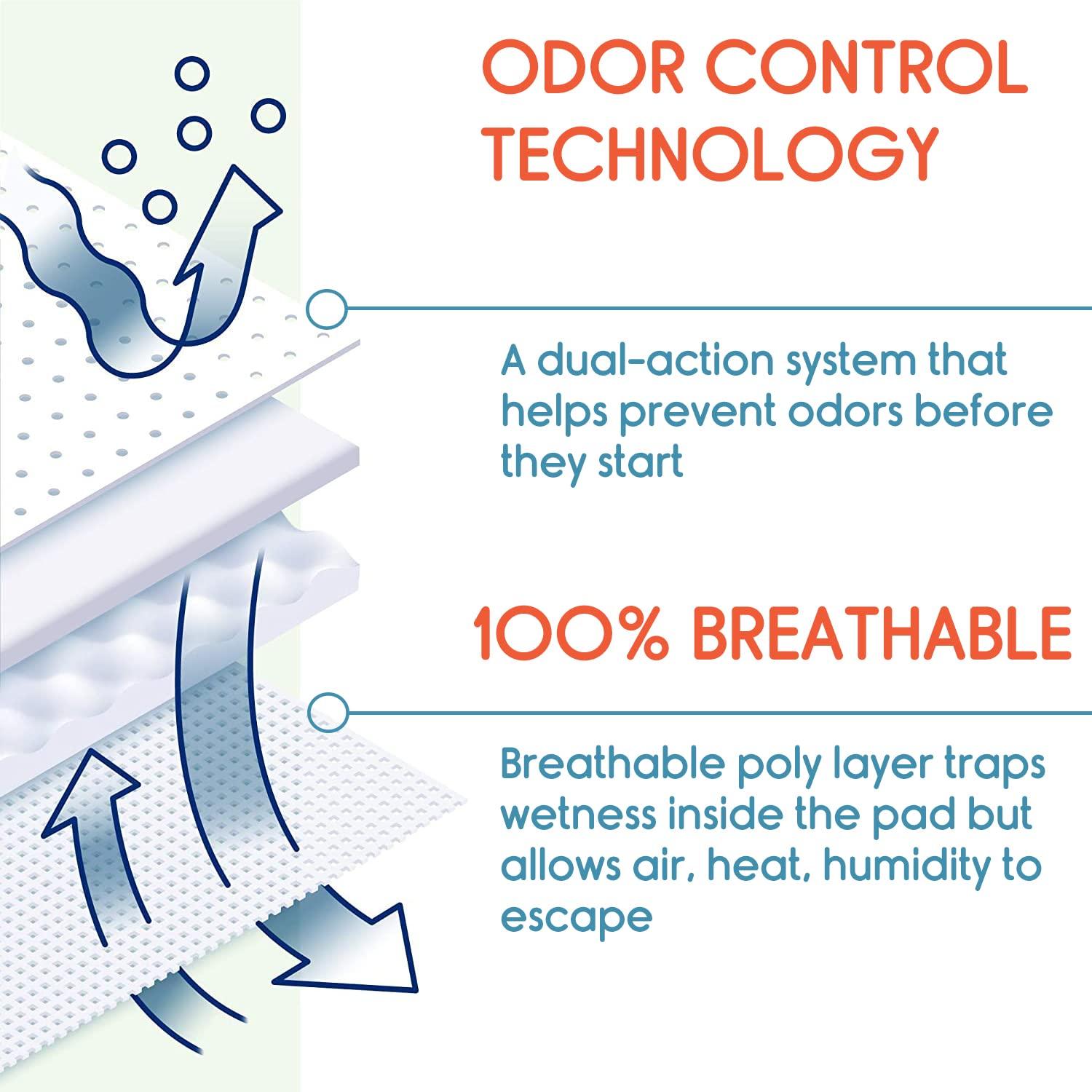 KosmoCare KosmoCare Protective Underwear |Pull Up Style| Pant Diaper for Incontinence with maximum absorbent I Odor Guard | Cloth Feel Outer Fabric| Breathable Zones - Medium | Waist Size 34\" - 46\" - Count 20p