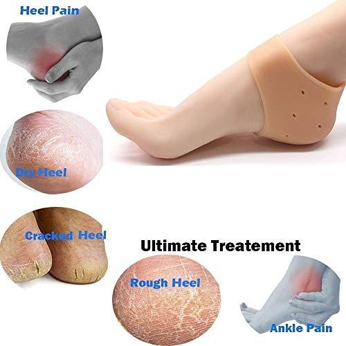 Nav Wings Heel Pain Relief Products For Women Anti Crack Silicon Gel Heel And Foot Protector Moisturizing Socks for Foot Care, leg pain relief products And Heel Pad for Men And Women BY VIVNITS
