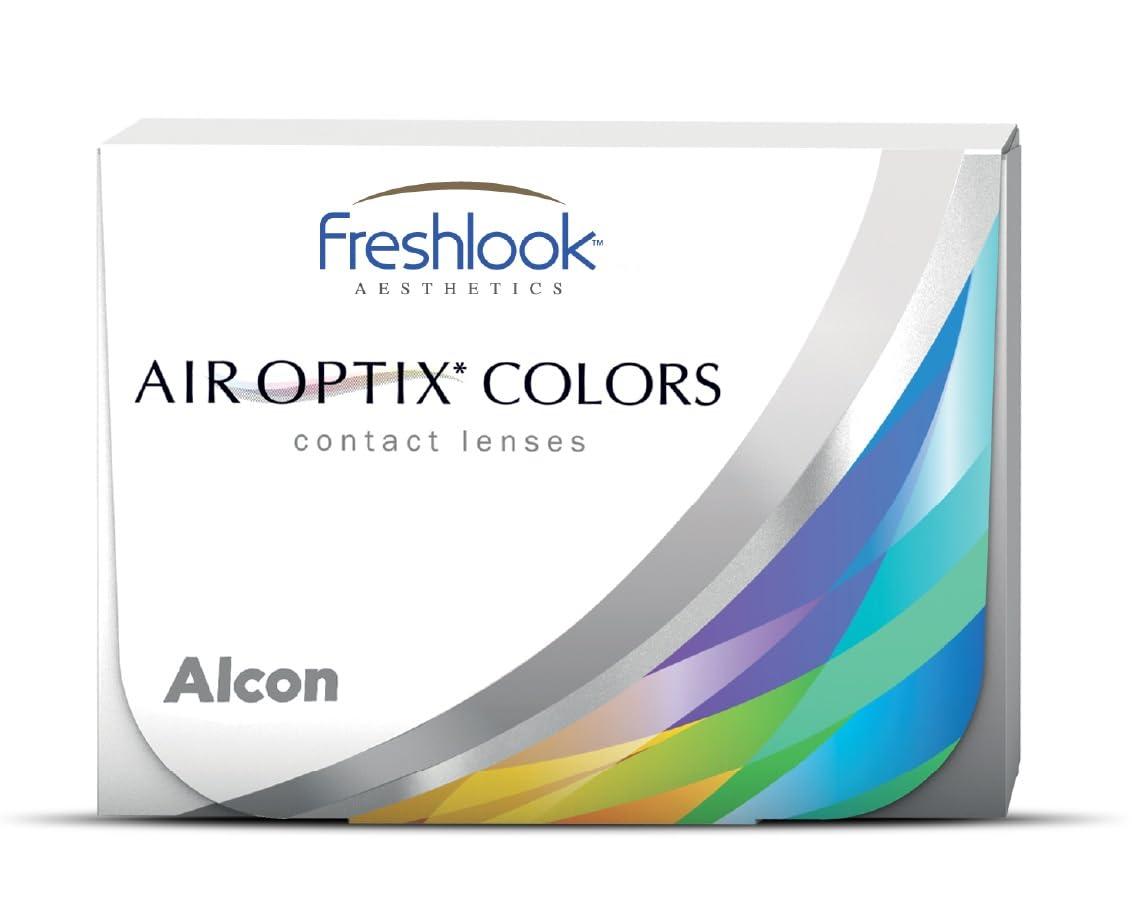 ALCON Alcon AirOptix Colors - Monthly Color Contact Lenses (-04.00, Sterling Gray, Pack of 2)