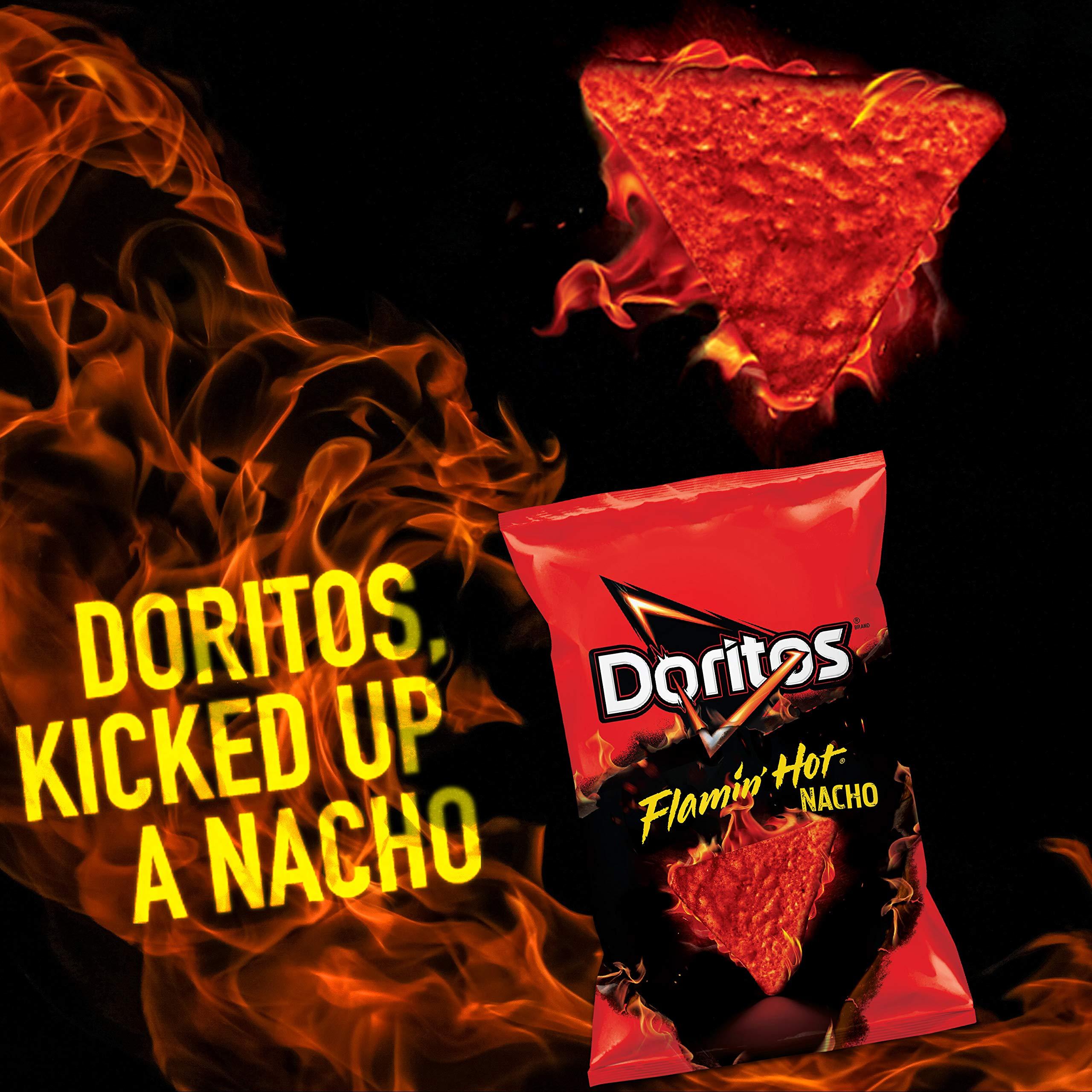 Doritos Doritos Flamin\' Hot Nacho (Imported) - Lemon, Nacho Cheese, 272 Gm