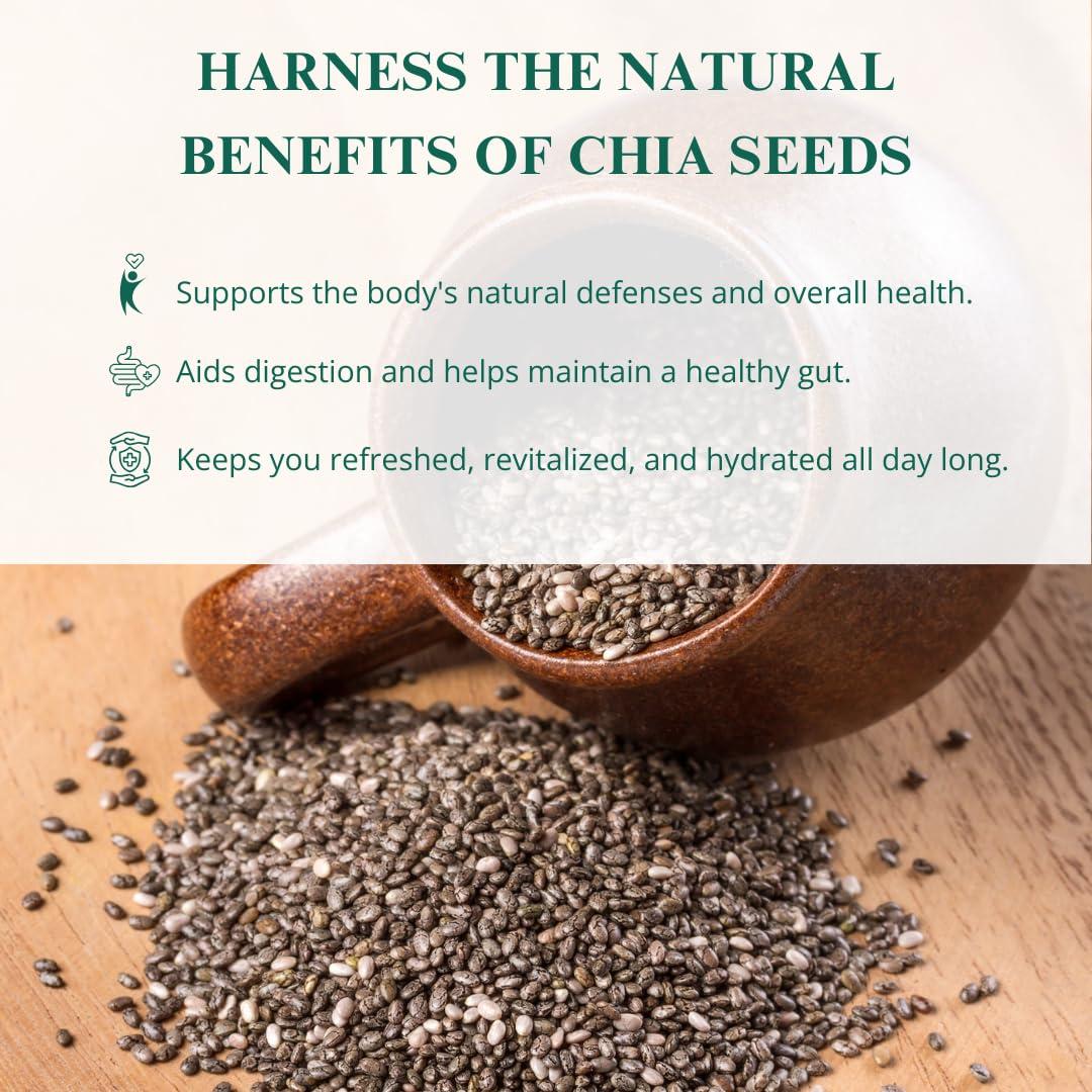 Nutriwish Nutriwish Premium Chia Seeds 500 gm | - Omega-3 and Fiber Rich Superfood