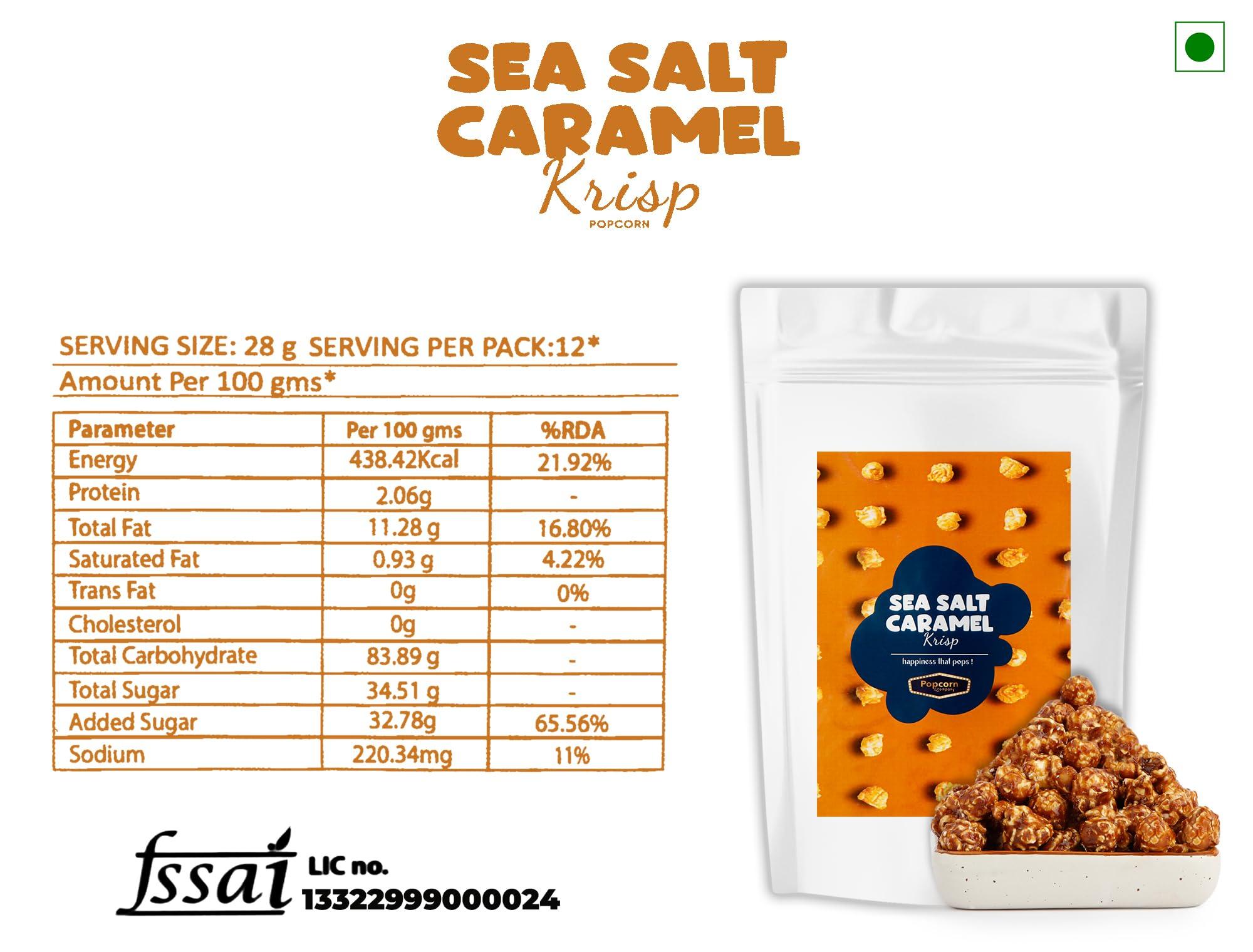Popcorn & Company Popcorn & Company Sea Salt Caramel Popcorn Ready to Eat Flavored Popcorn (350 g)