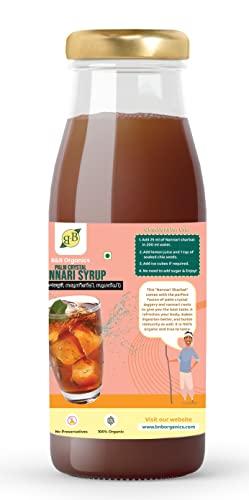 B&B Organics B&B Organics Original Nannari Sharbat Syrup, 500 ml - with (Palm Crystal, Nannari Roots & VetiVer) ( Sarasaparilla | Narunandi)