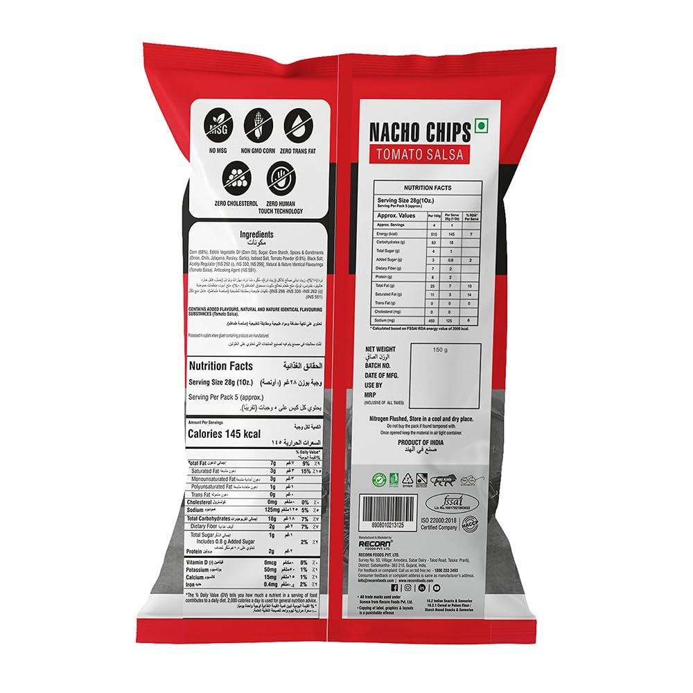 Makino Makino Nacho Chips (Multi Pack, Each 150 gm)(Pack of 3) (Tomato Salsa)