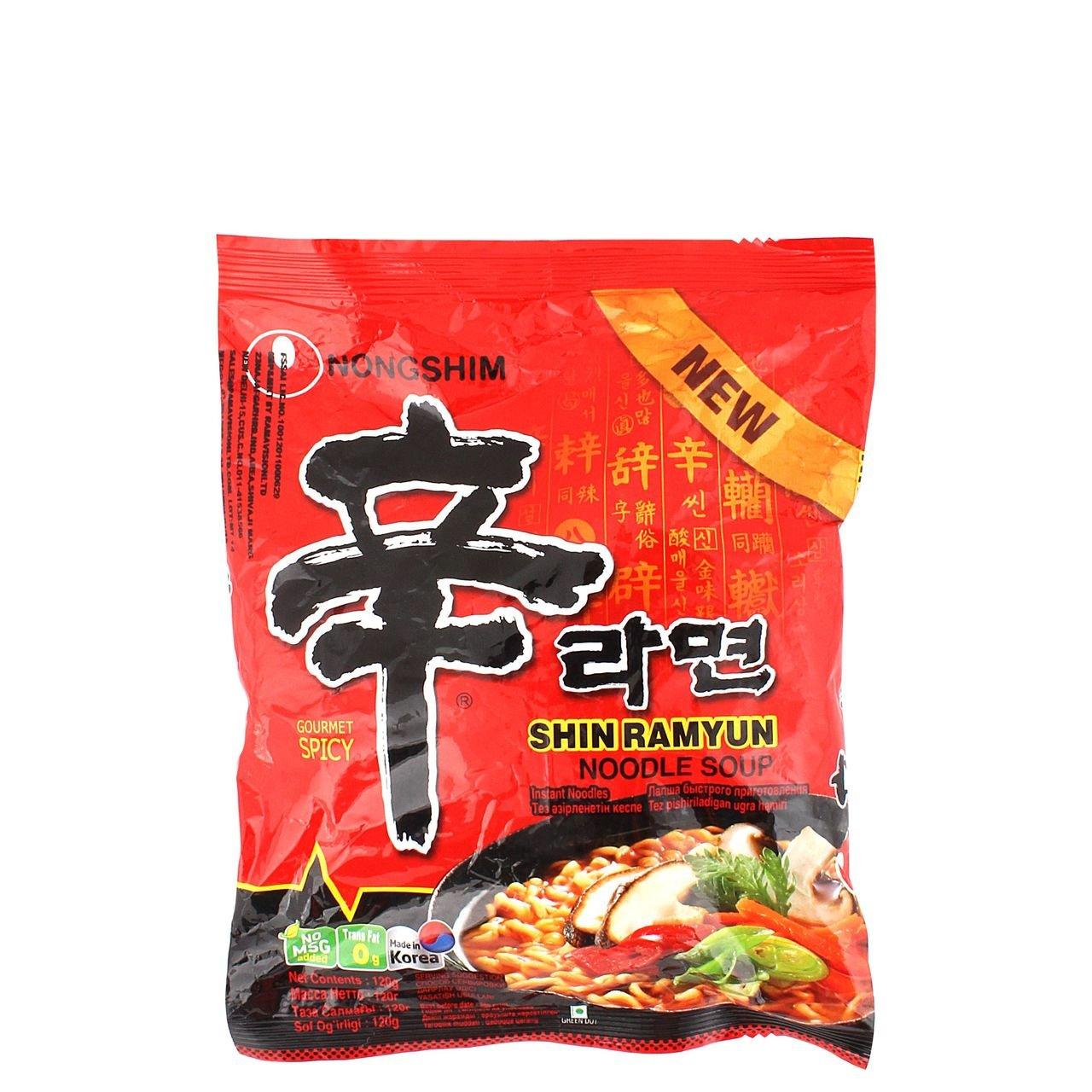 Nongshim Nongshim Noodle Soup - Shin Ramyun, 120g Pack