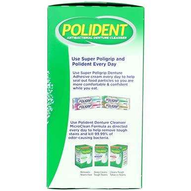 Polident Polident Smokers, Antibacterial Denture Cleanser 84 ea (Pack of 2)