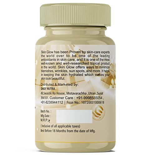 DAILY NUTRA DAILY NUTRA Skin Glow Support Skin health and immunity - 90 Veg ORANGE Chewable Tablets