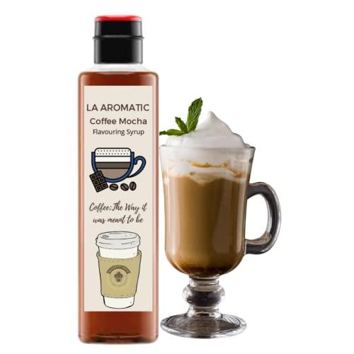 Aromatic La Aromatic All Exotic Coffee Syrup-200ml [Flavourfull & Aromatic]- Coffee Macha, (Pack of 2)