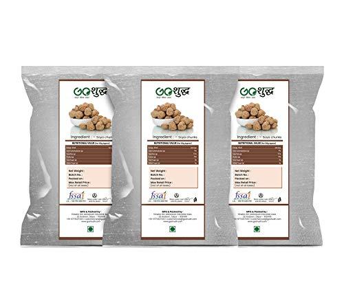 Goshudh-FREEDOM FROM ADULTERATION Goshudh Soya Chunks-1Kg (Pack of 3)
