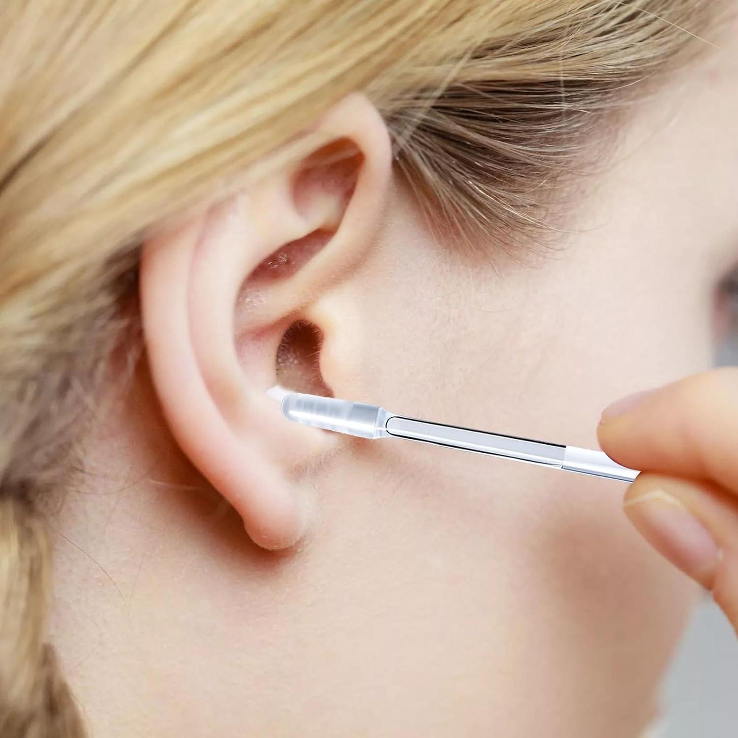 ATHA ATHA Soft Silicone Ear Wax Removal Tool | Quick ATHA Clean Reusable Sticky Ear Swabs | Earwax Buds Catcher | Ear Dirt Remover Tool (Pack of 24_Multicolor)