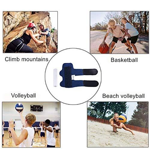 SUPRBIRD Suprbird Finger Brace, 2PCS Trigger Finger Splint/Finger Straightening Brace/Trigger Finger Brace,Adjustable Fixing Belt with Built-in Aluminium Support for Finger Tendon Release & Pain Relief