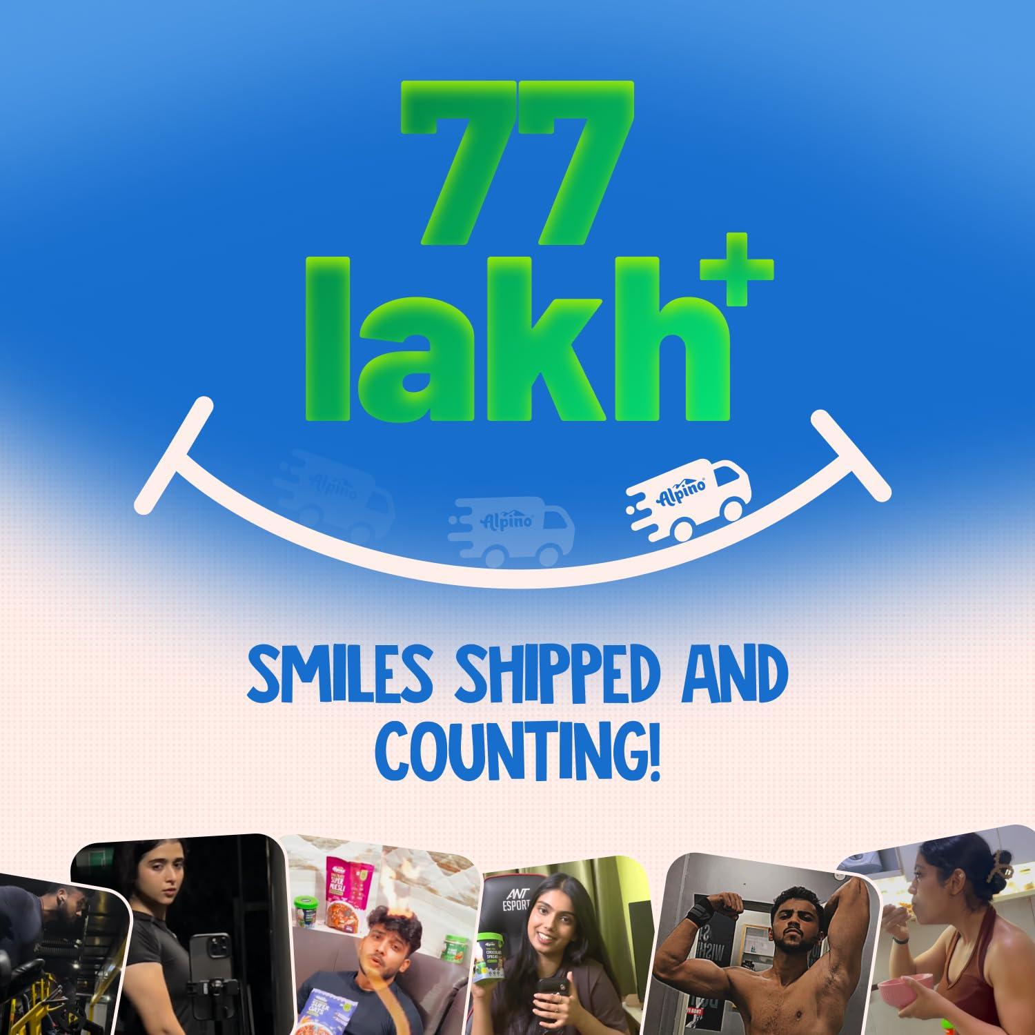 Alpino ALPINO Classic Peanut Butter Crunch 200 G - Roasted Peanuts, Brown Sugar & Sea Salt - 24g Protein, Gluten Free Plant Based Peanut Butter Crunchy