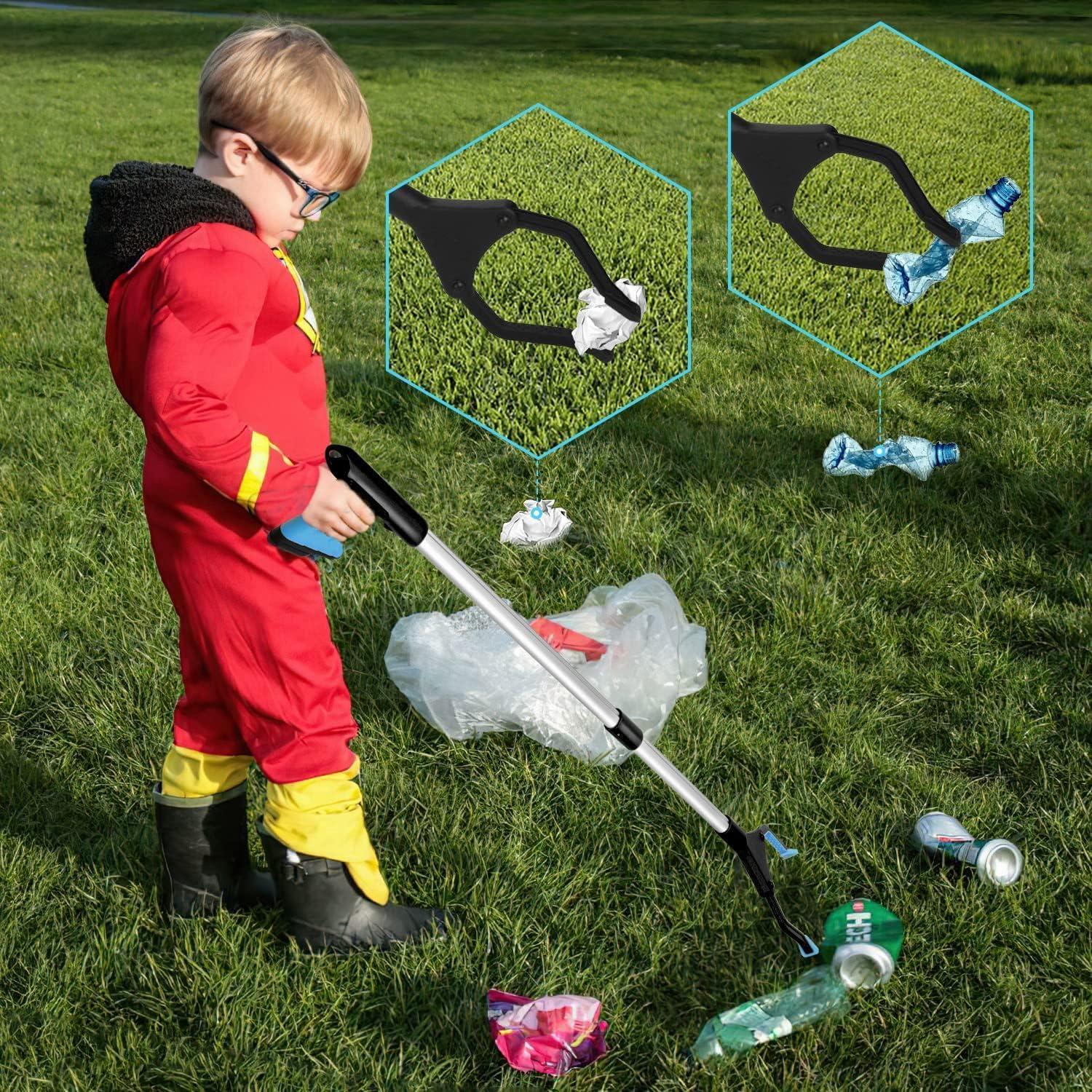 TONSYL TONSYL Reacher Grabber Pickup Tool,32\" Long Grabber Reacher Tool with Magnetic Tip Grabber for Elderly Grab It Reaching Tool Trash,Garbage Picker Upper,Litter Pick Up Grab Tool,Claw Grabber Stick