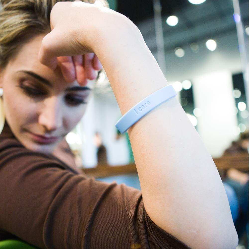 Reminderband Reminderband Classic Custom 100% Silicone Wristband - Personalized Silicone Rubber Bracelet - Customized, Events, Gifts, Support, Causes, Fundraisers, Awareness - Men, Women, Kids